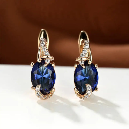 Koronka do uszu Royal Midnight Gold Drop