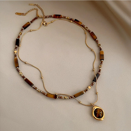 Naszyjnik z oczami tygrysa