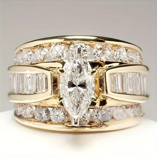 Jasny złoty pierścień