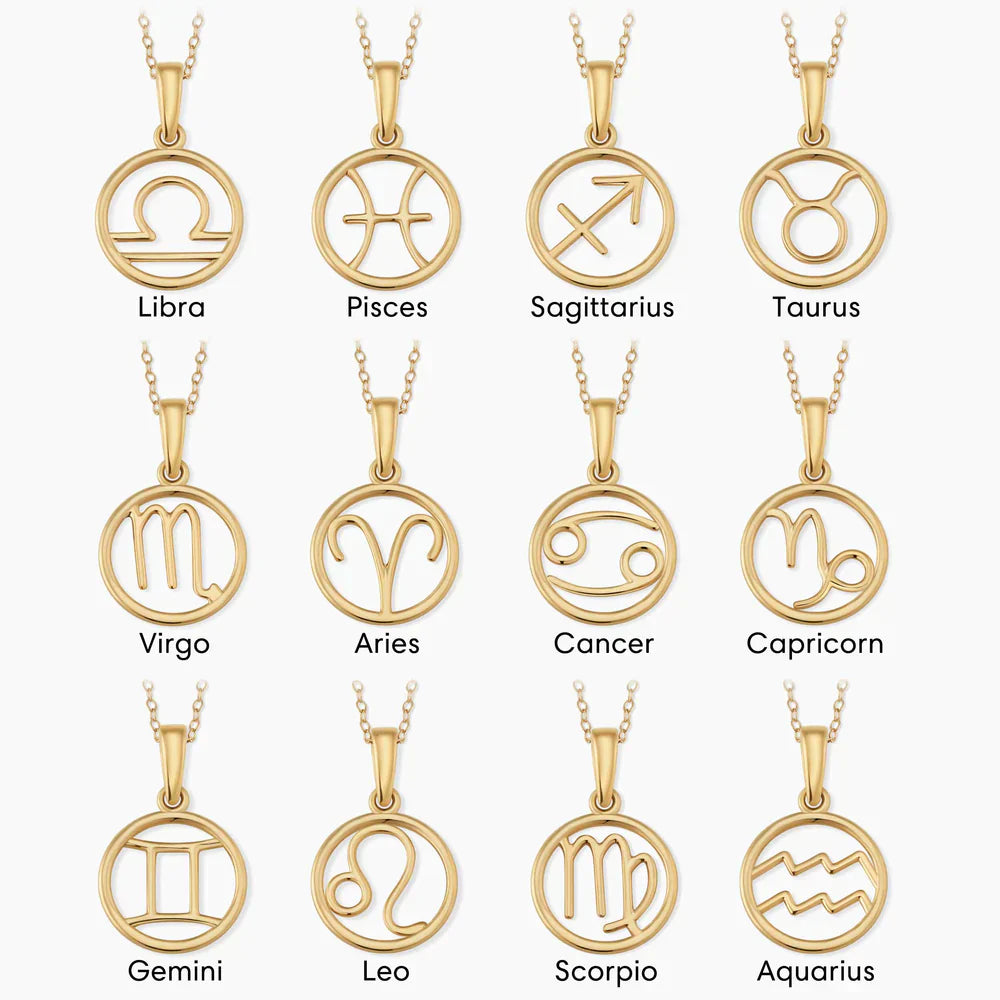 Naszyjnik z znakiem zodiaku | Złoto