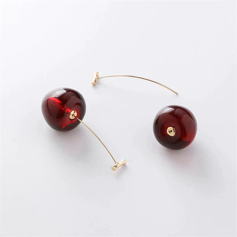 Luksusowe kolczyki Red Cherry