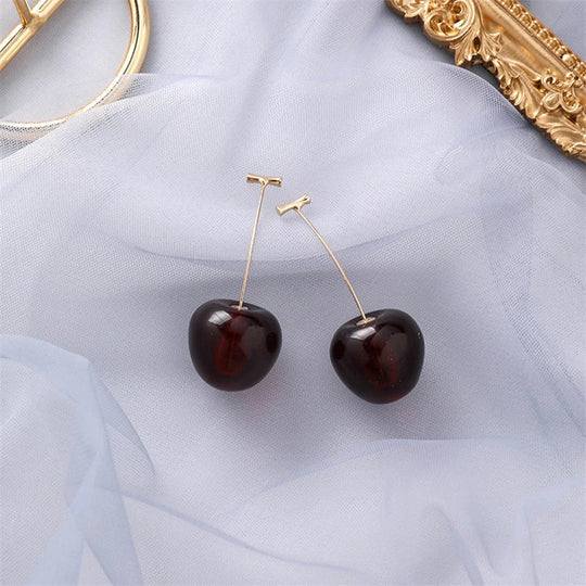 Luksusowe kolczyki Red Cherry
