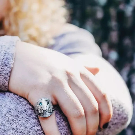 Pierścień Lasowy Niebieski Księżyc