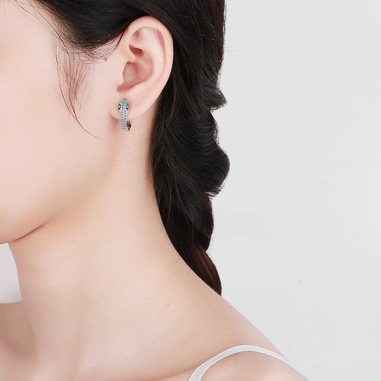 earrings z cyrkonii srebrne 925 sterling silver