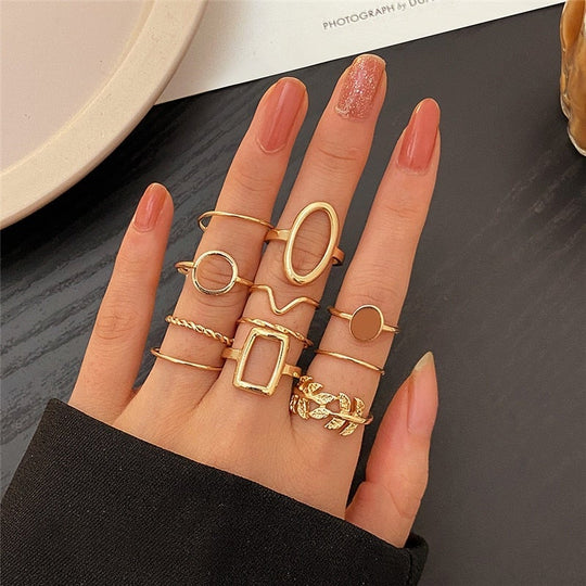 Zestaw 11 Vintage Silver Rings