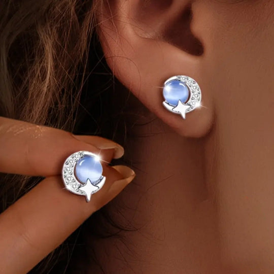 Kolczyki Opal Bright Moon