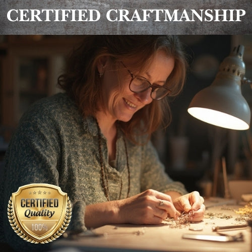 Vintage Blaue Lotus Silber Ohrringe