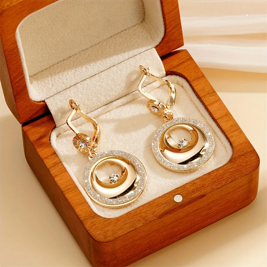 Kolczyki wiszące Bright Hoops